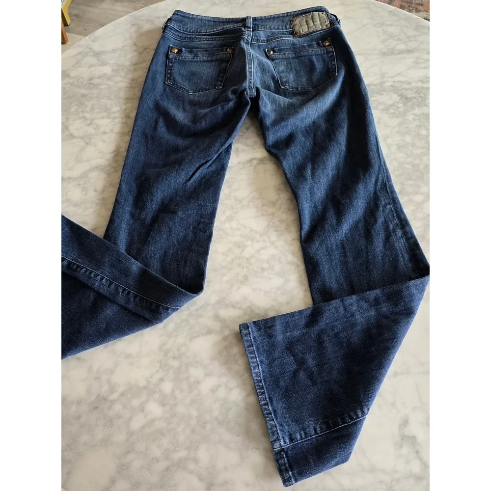 Diesel Ronhar 008RR Womens Low Rise Flare Jeans‎ Dark Wash Size 27x30 Stretch